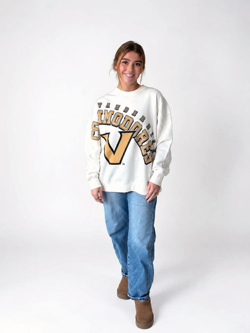 Vanderbilt Bryant Bend Lantern Sleeve Crew