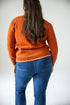 Texas Wicks Woven Striped Detail Sweater