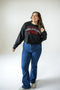 Arkansas Starlite Sequin Cropped Longsleeve