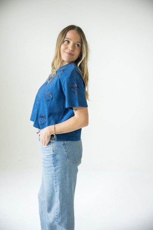 UCONN Ritter Repeat Heavyweight Crop Tee