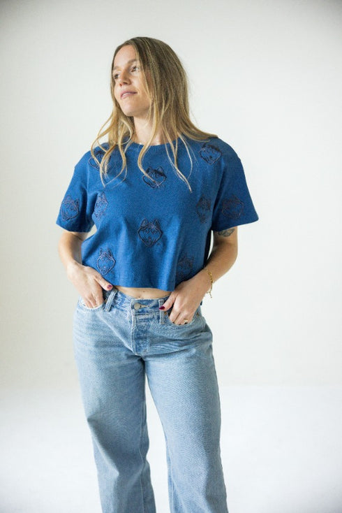 UCONN Ritter Repeat Heavyweight Crop Tee