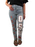 Ohio State Ritz Repeat Denim Jean Bottoms