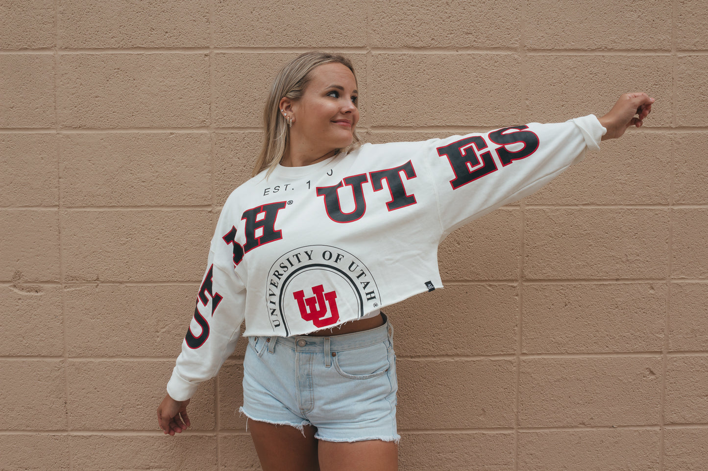 Utah Phipps Cropped Longsleeve Crew