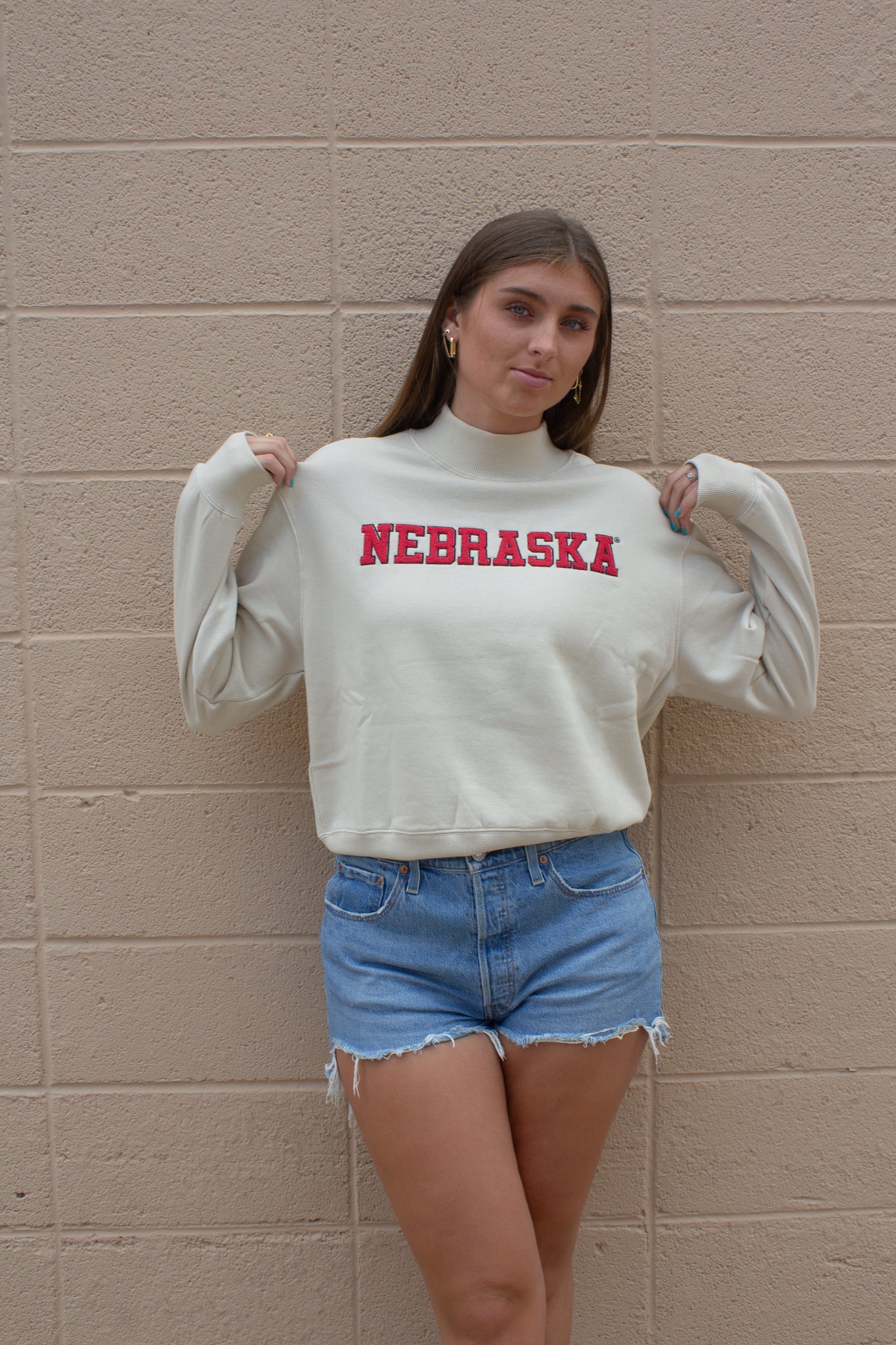 Nebraska Chenille Mock Neck