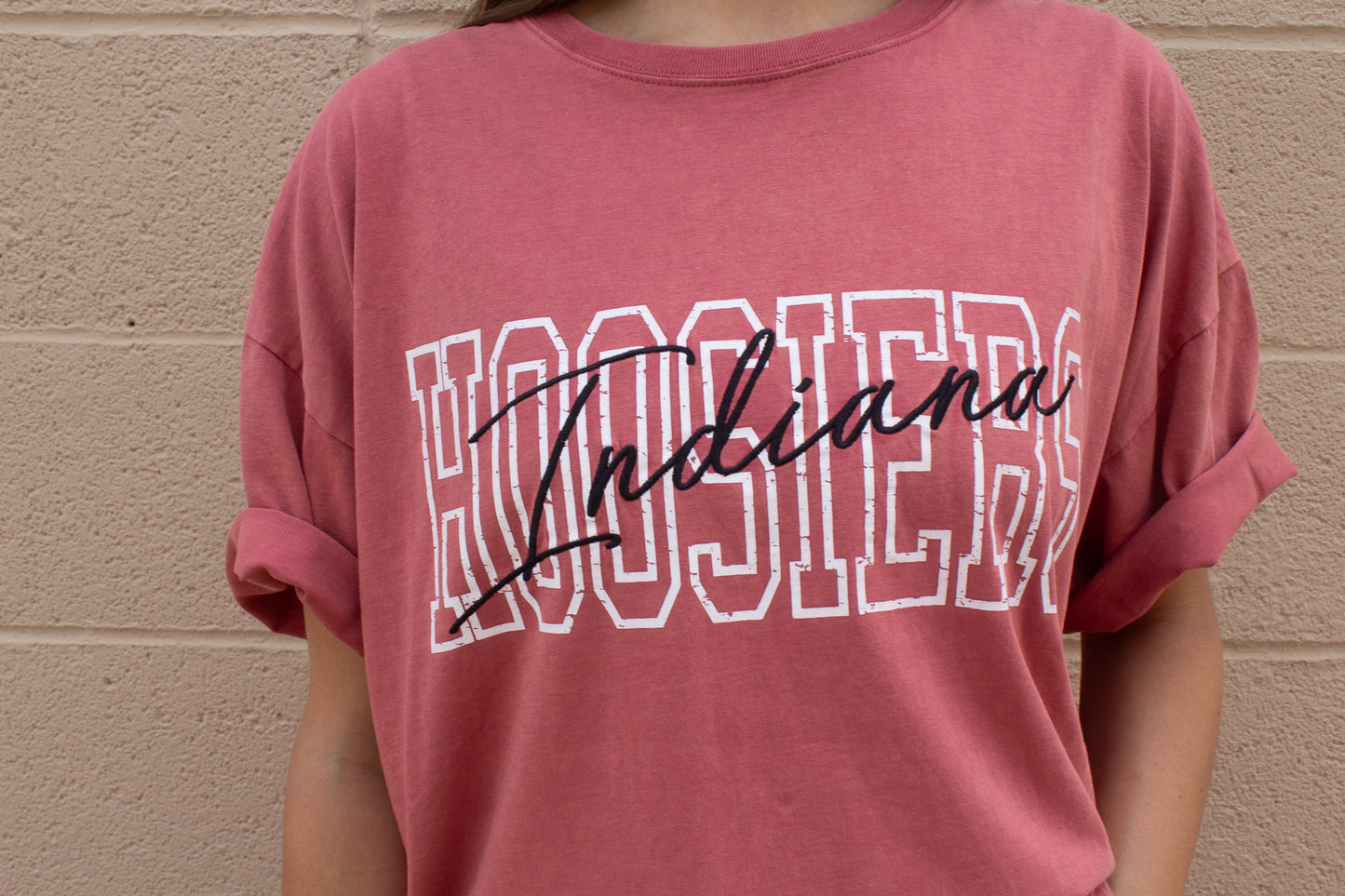 Indiana Owens Oversized Outline Band Tee