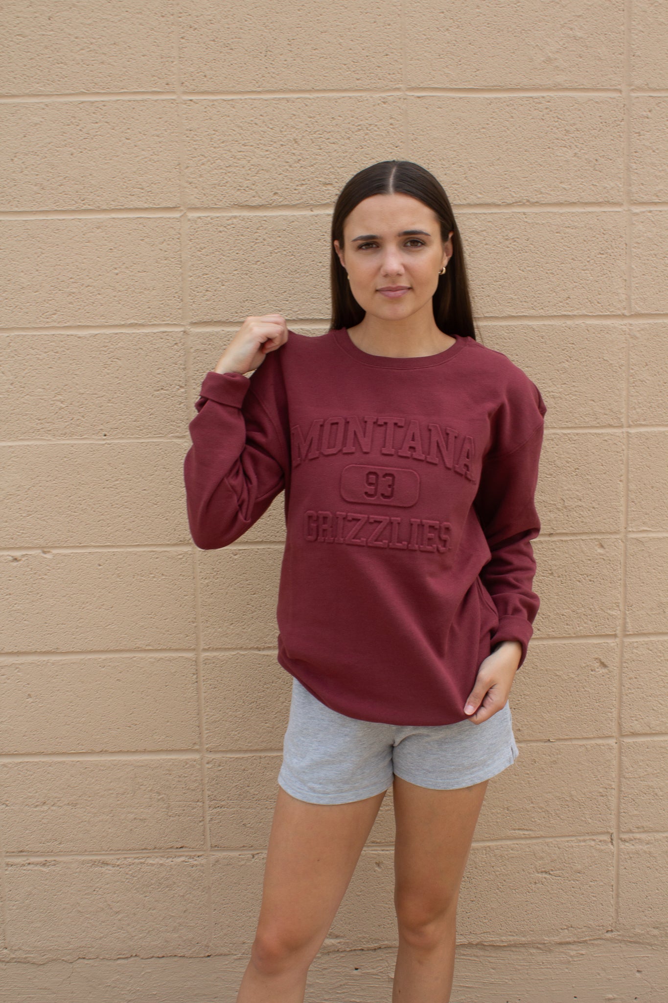 Montana Vintage 81 Maroon Crew
