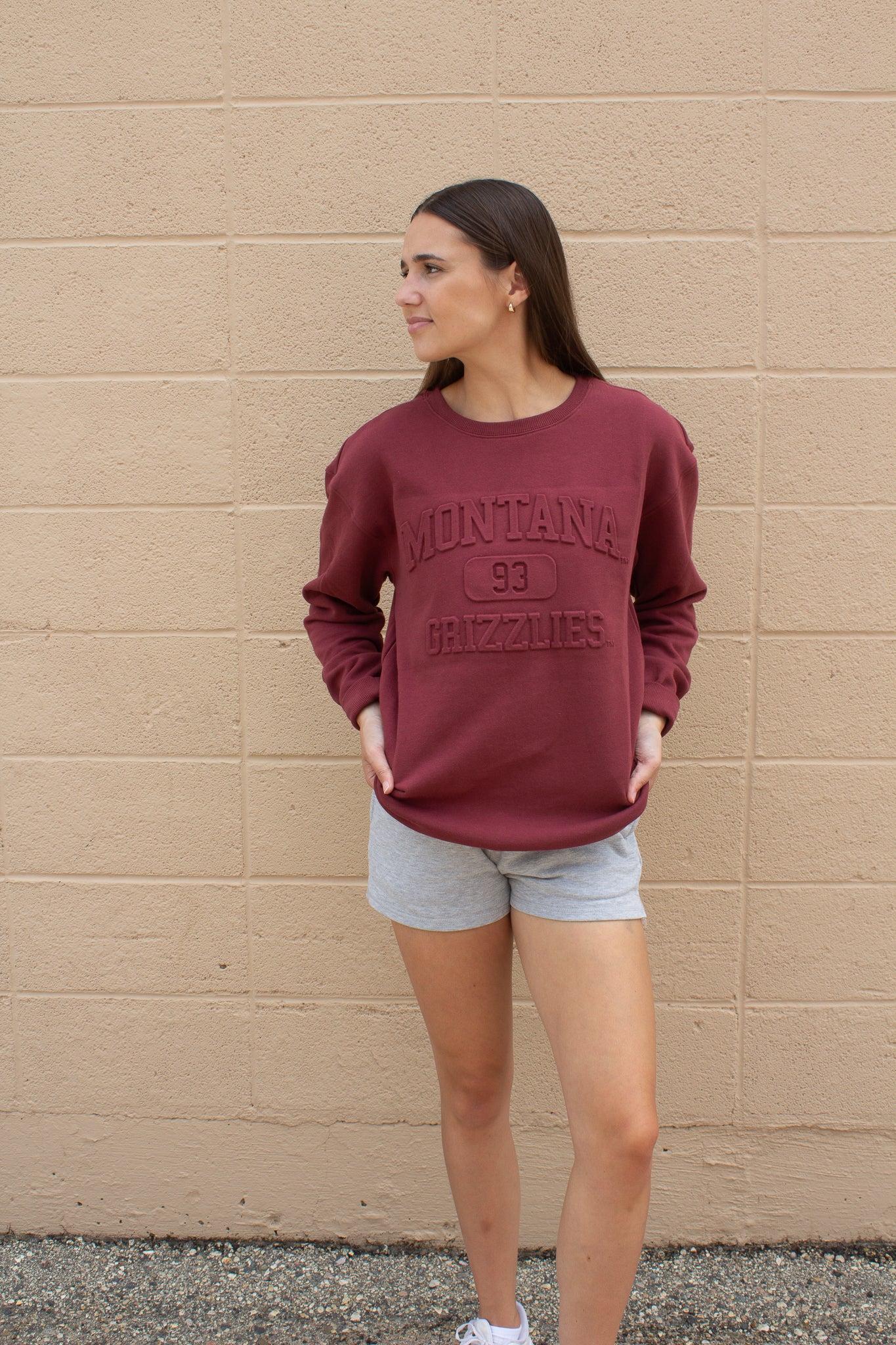 Montana Vintage 81 Maroon Crew