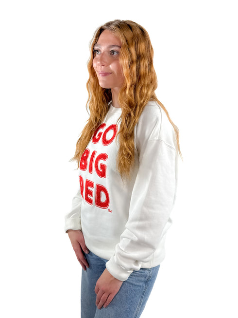 Nebraska Perkins Chenille Comfort Crew