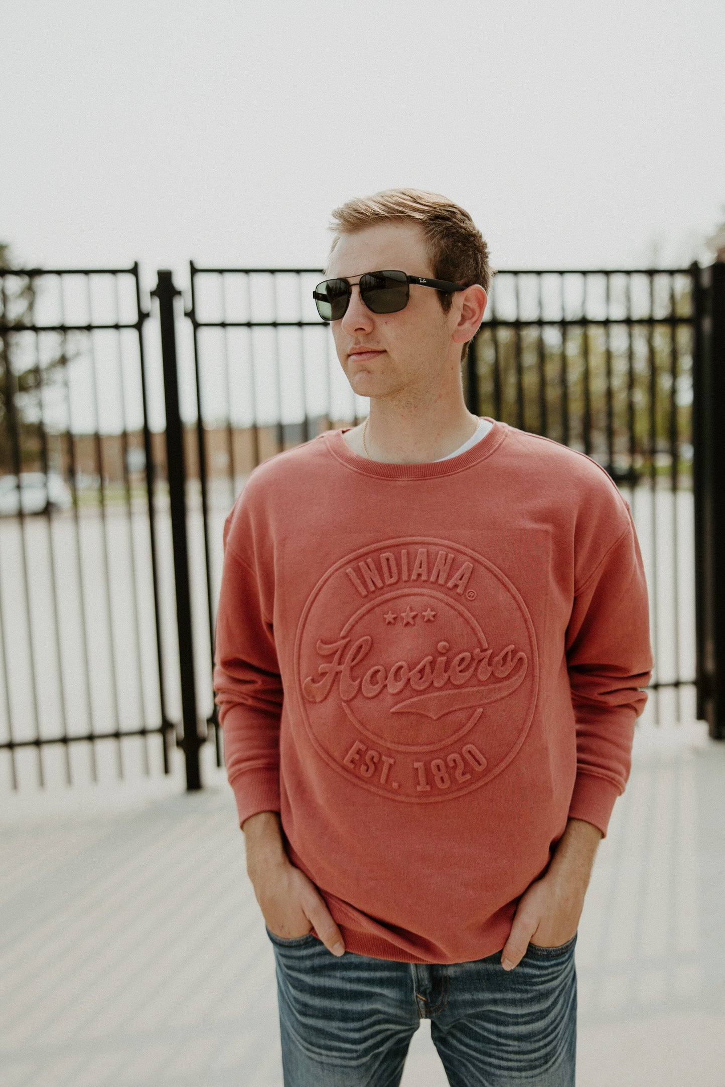 Indiana Carson Circle Fleece Crew