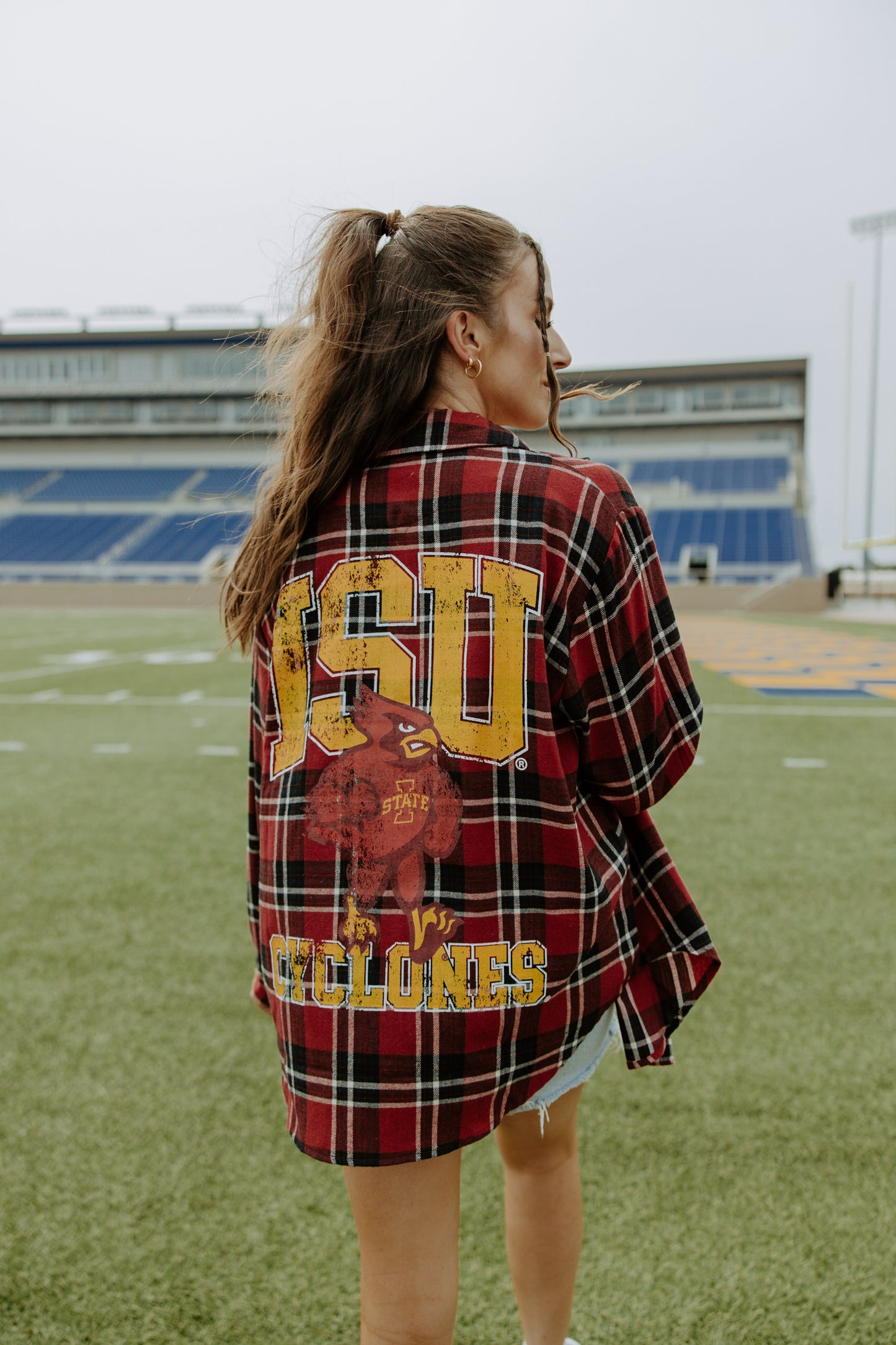 ISU Meyer Varsity Overszied Plaid