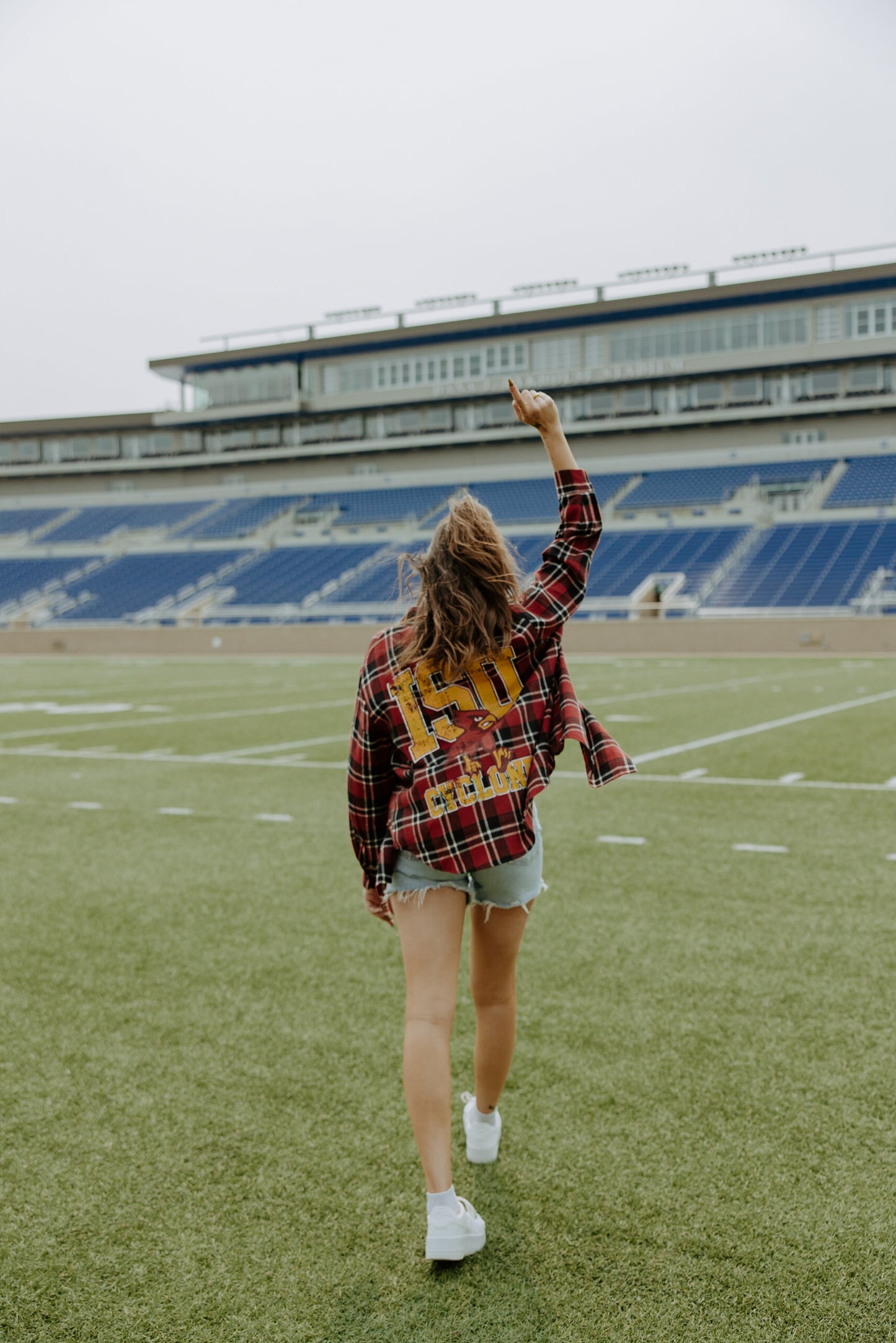 ISU Meyer Varsity Overszied Plaid
