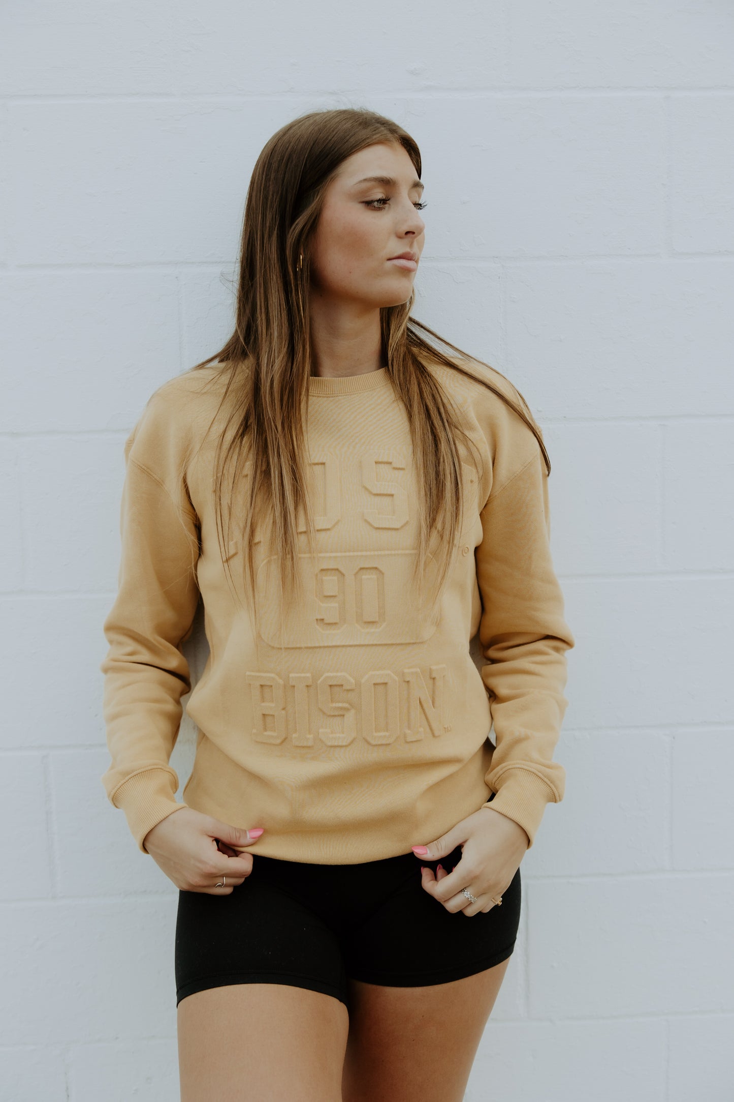 NDSU Vintage 81 Old Gold Fleece Crew