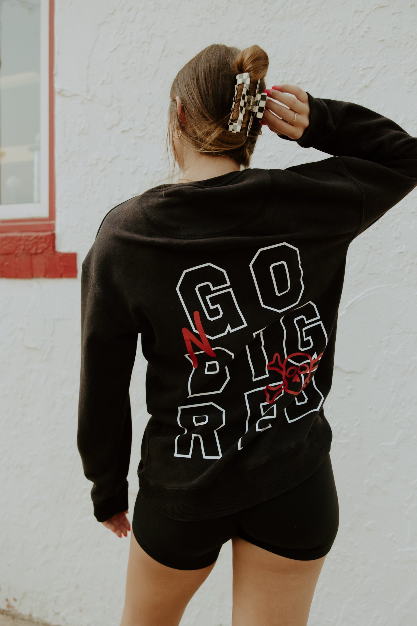Nebraska Manning Multi Print Oversized Crew