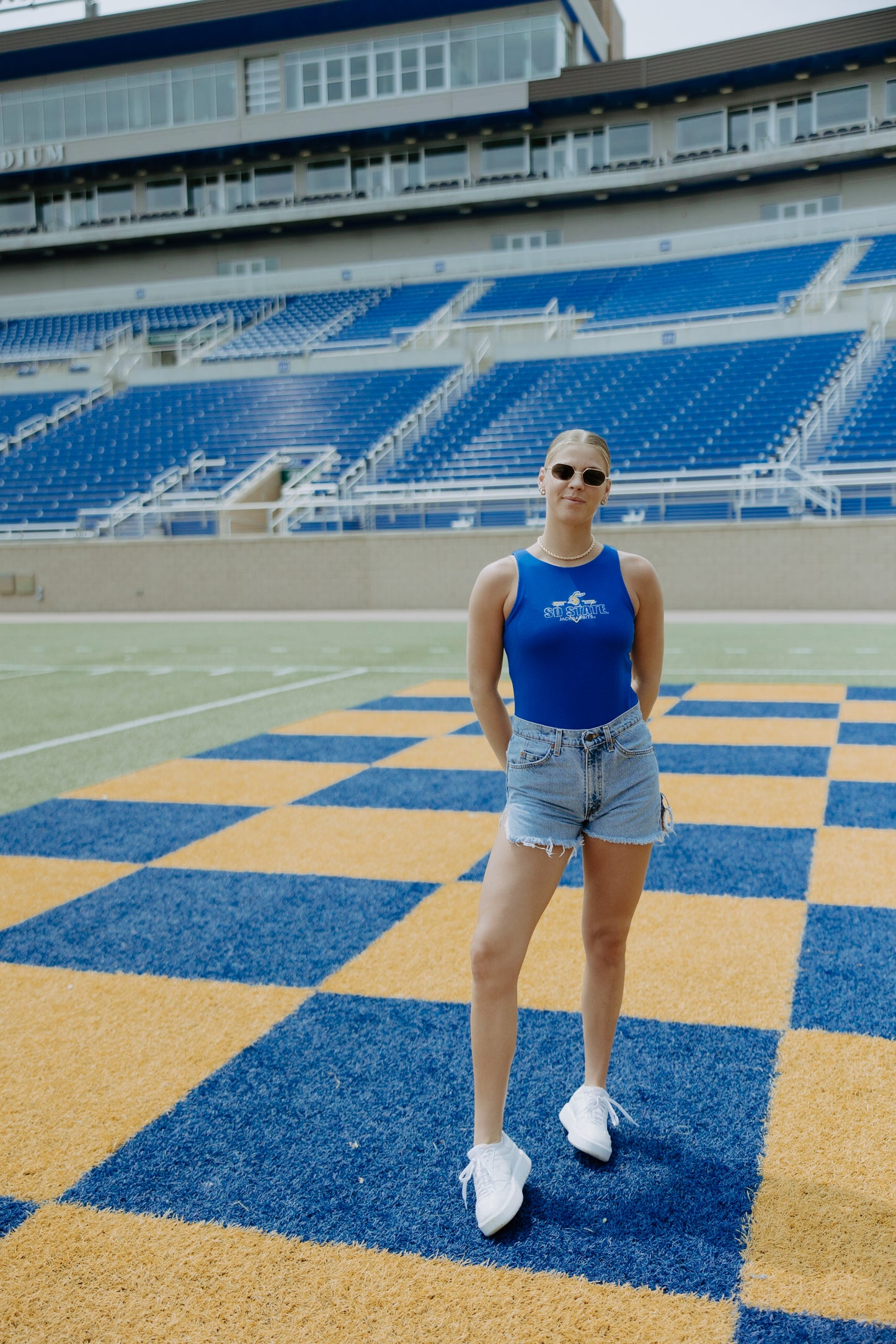 SDSU Fitz Small Triangle Bodysuit