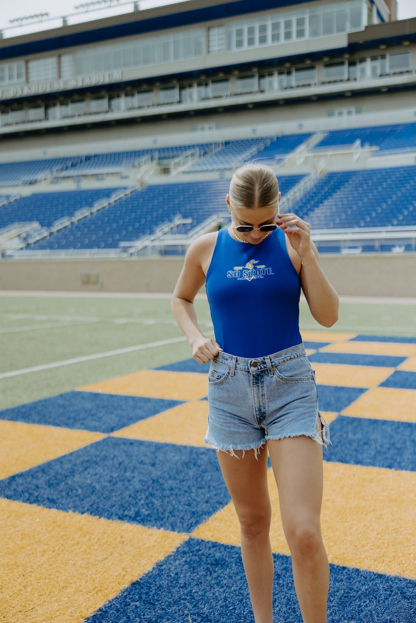 SDSU Fitz Small Triangle Bodysuit