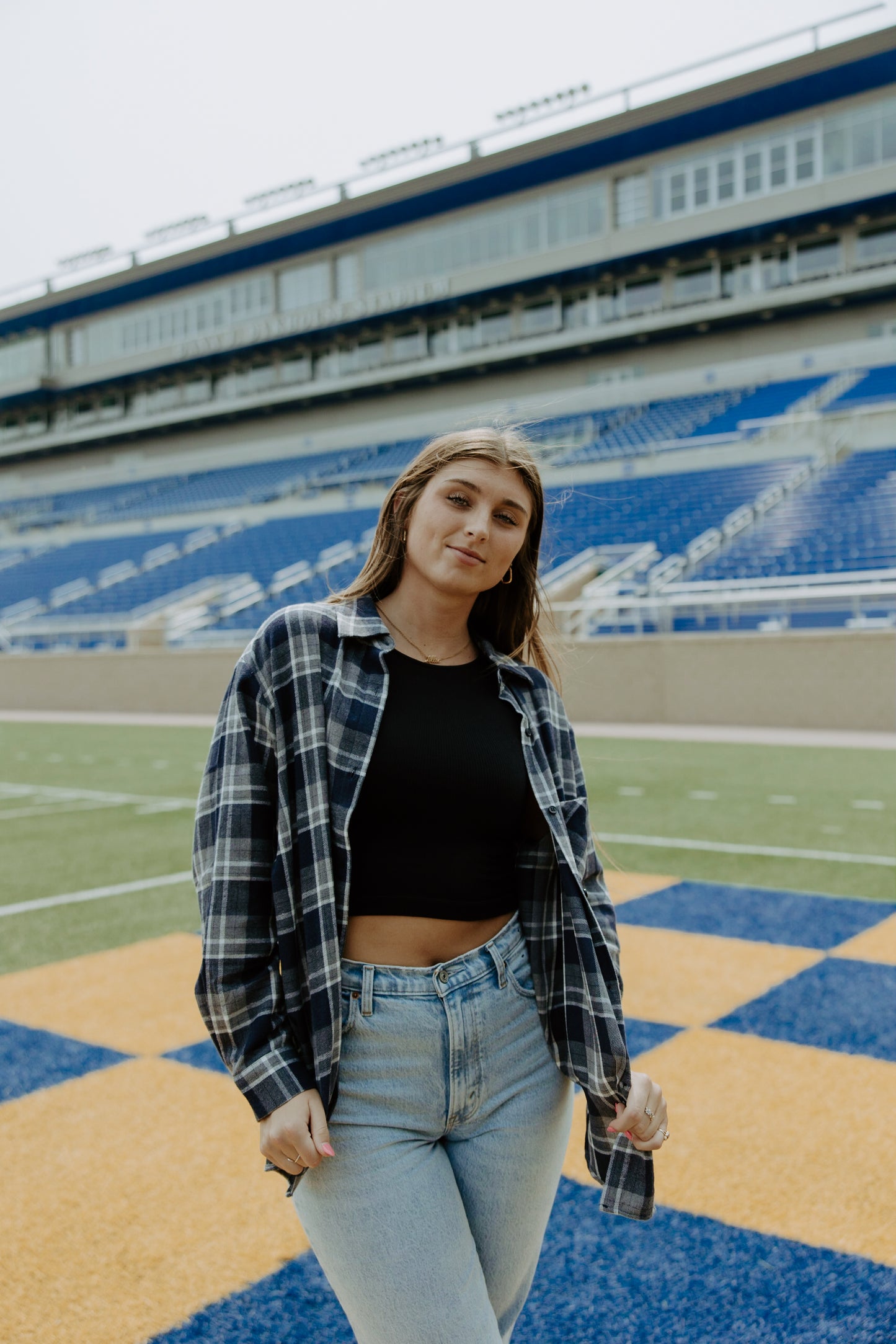 SDSU Meyers Varsity Oversized Plaid