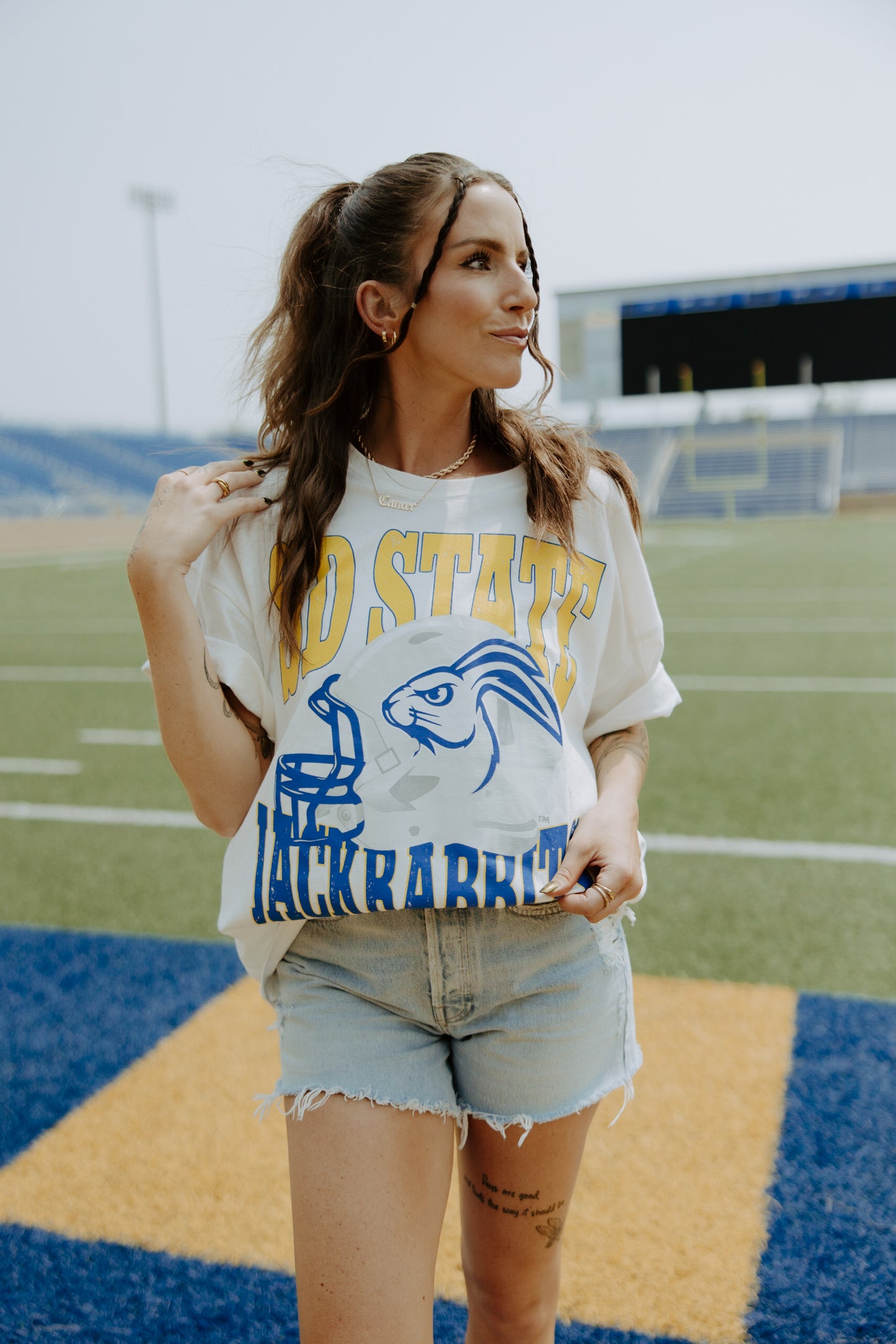 SDSU Murray Hippie Helmet Oversized Band T-shirt