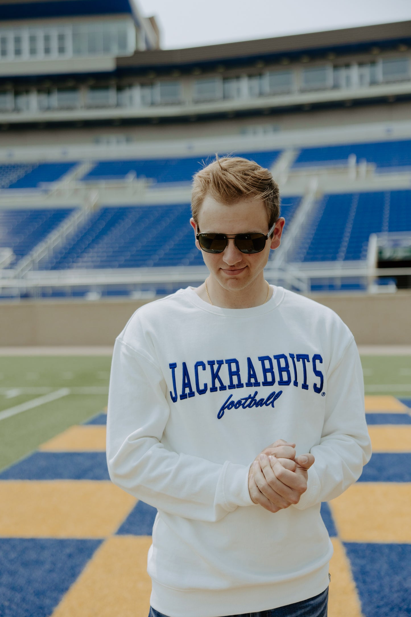 SDSU Tebow Raised Fleece Crew