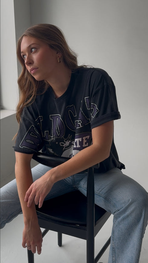 K-State Southern Split Oversized Band Tee