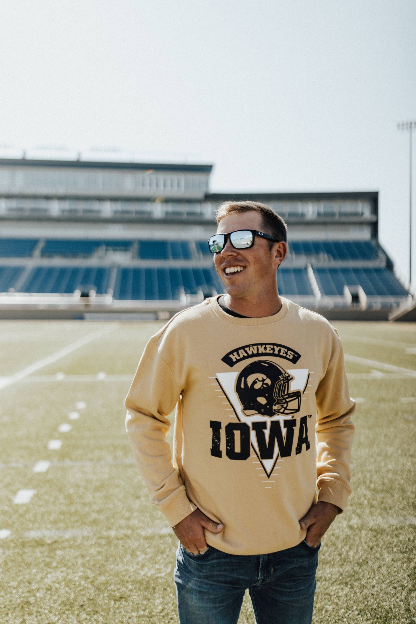 Iowa Elway Triangle Fleece Crew