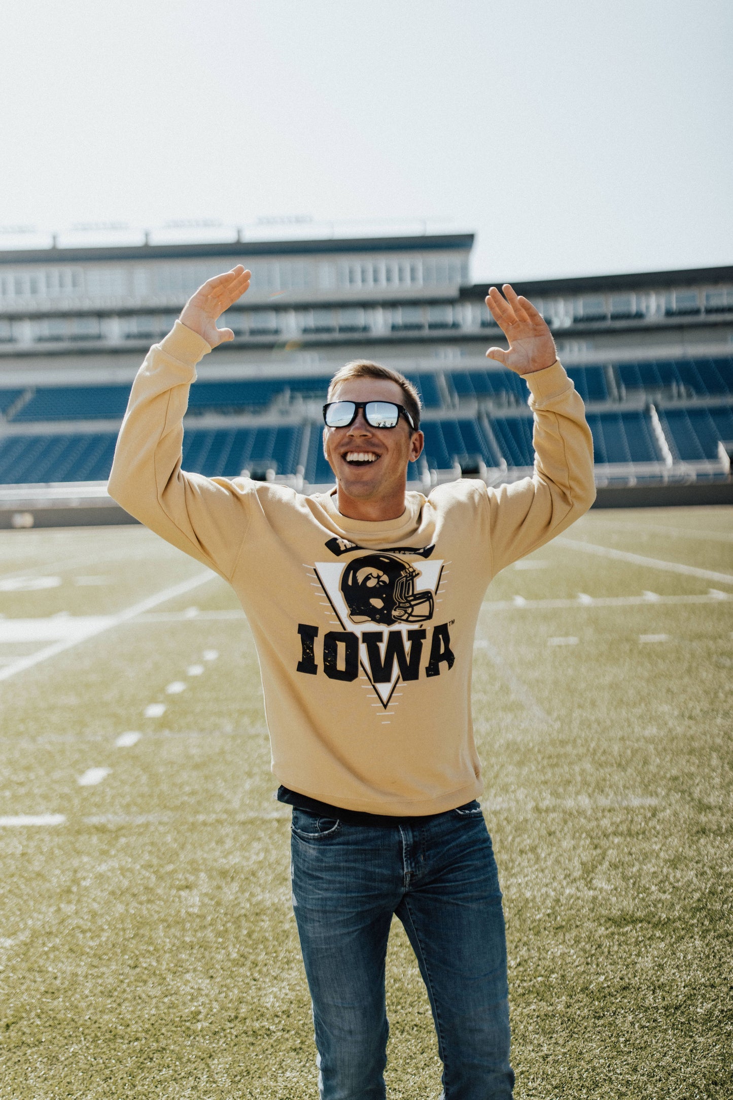 Iowa Elway Triangle Fleece Crew
