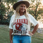 Alabama Murry Hippie Helmet Oversized Ivory Boyfriend Tee
