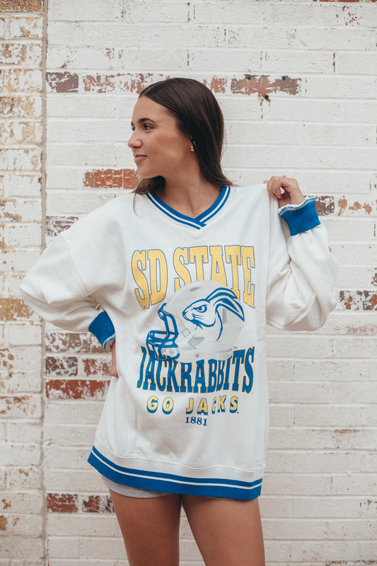 SDSU Murry Hippie Helmet Varsity Pullover