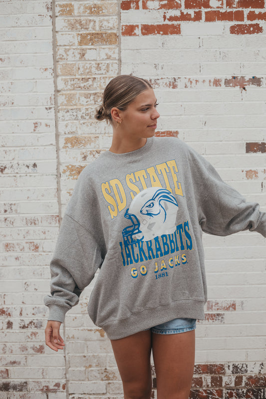 SDSU Murray Hippie Helmet Oversized Crew