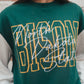 NDSU Owens Oversized Outline Colorblock Crew