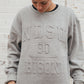 NDSU Vintage 81 Heather Grey Fleece Crew