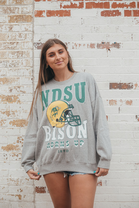 NDSU Murry Hippie Helmet Oversized Crew