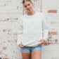 NDSU Carson Circle White Fleece Crew