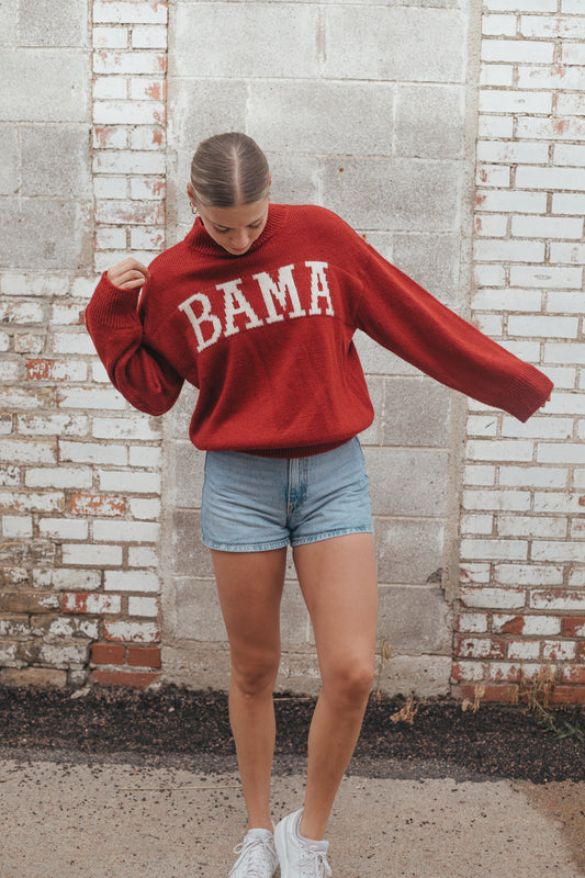 Alabama Varsity Turtleneck Sweater