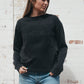 NDSU Carson Circle Black Fleece Crew