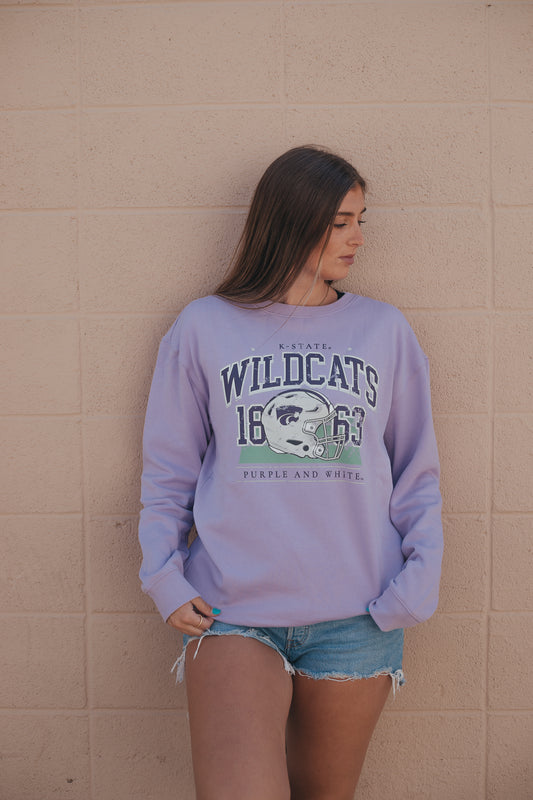 Kansas State Muncie Hippie Fleece Crew