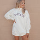 Kansas State Velvet Elvis Oversized Mockneck