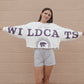 Kansas State Phipps Cropped Longsleeve Crew