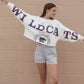 Kansas State Phipps Cropped Longsleeve Crew
