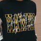 Iowa Owens Oversized Color Block Crew