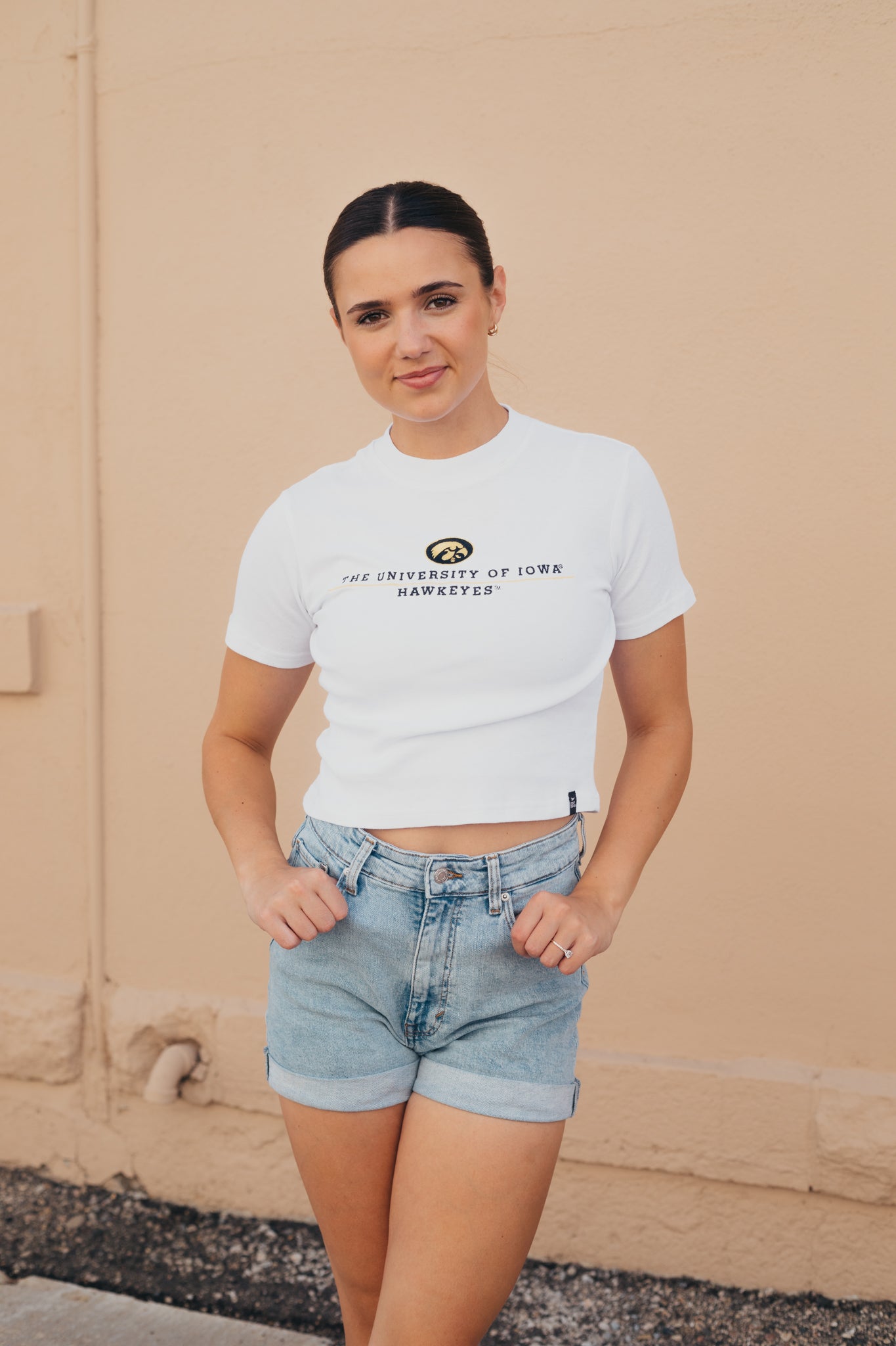 Iowa Eddy Logo Baby Tee