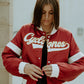 ISU Miles Swipe Satin Varsity Jacket