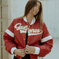 ISU Miles Swipe Satin Varsity Jacket