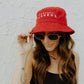 Nebraska Simple Embroidery Bucket Hat