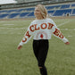 ISU Phipps Split Sleeve Cropped Crew