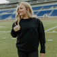 ISU Carson Circle Black Fleece Crew