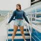 Auburn College Line Fleece Crew