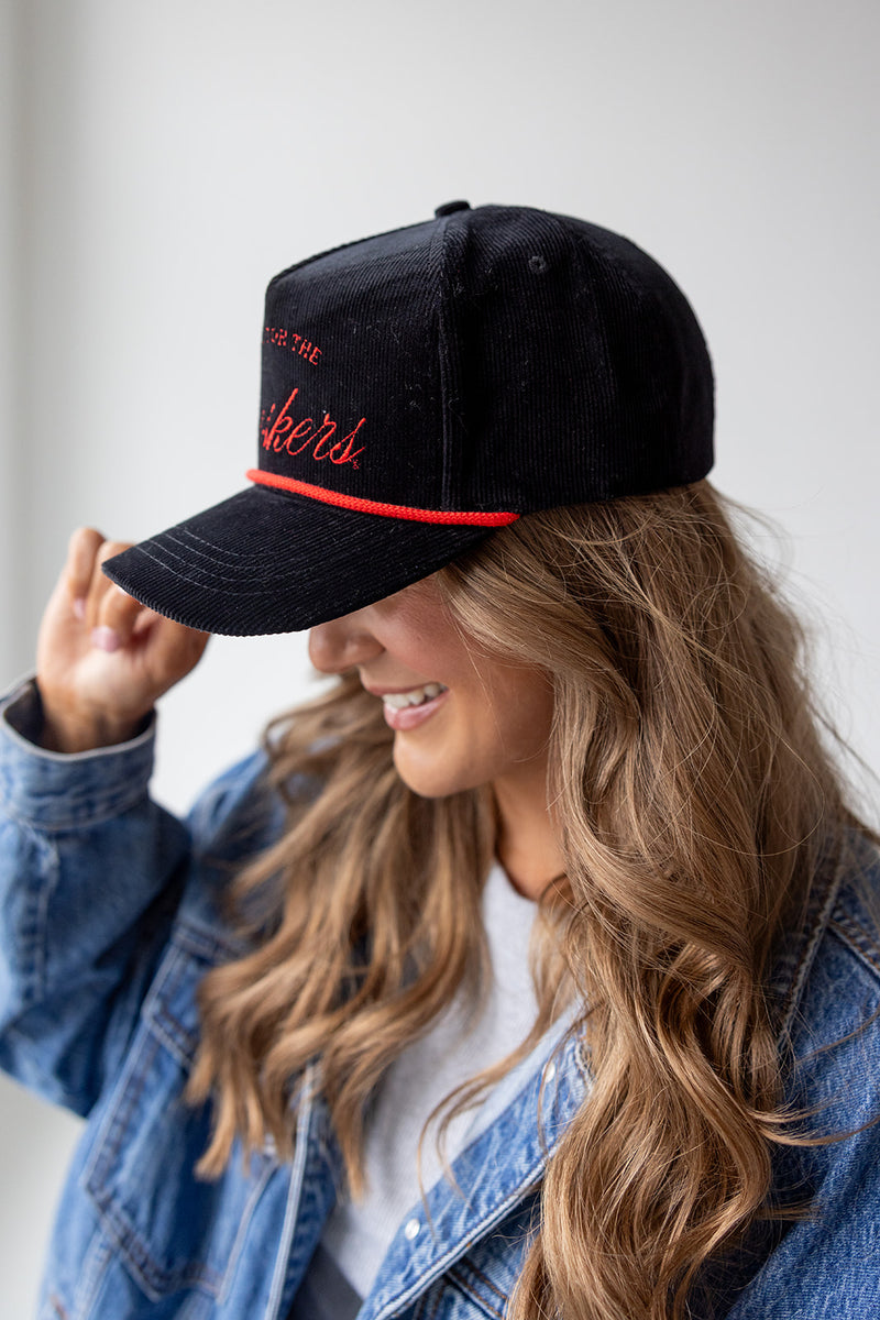 Nebraska Suzuki Script Vintage Corduroy Hats – Gameday Social Apparel Co.