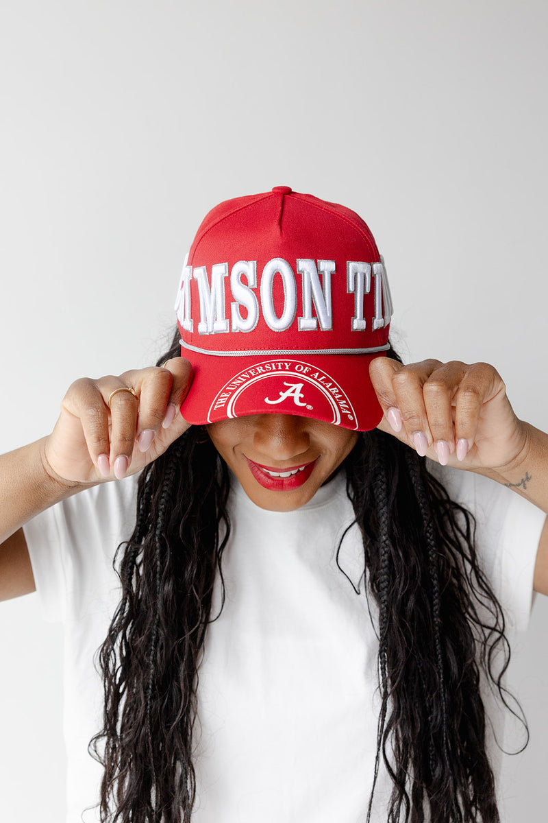 Alabama Phipps Split Hat 5 Panel Canvas Baseball Hat