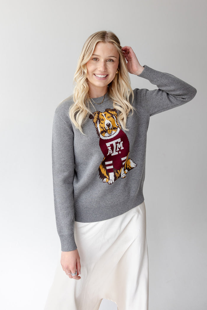 Texas A&M Lucky Dog Crewneck Sweater