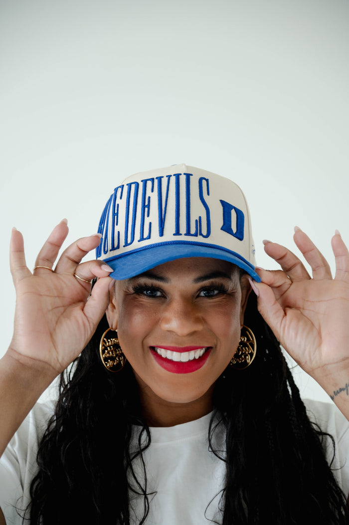 Duke Saturday Stretch 5 Panel Canvas Baseball Hat